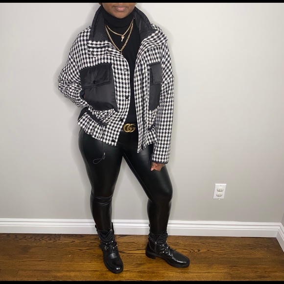 Zara Women Contrasting Tweed Jacket - Picture 4 of 14